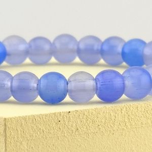 Beautifully✨Hand-beaded 'Lake Pukaki Lace Bracelet'💧6 1/4 in.